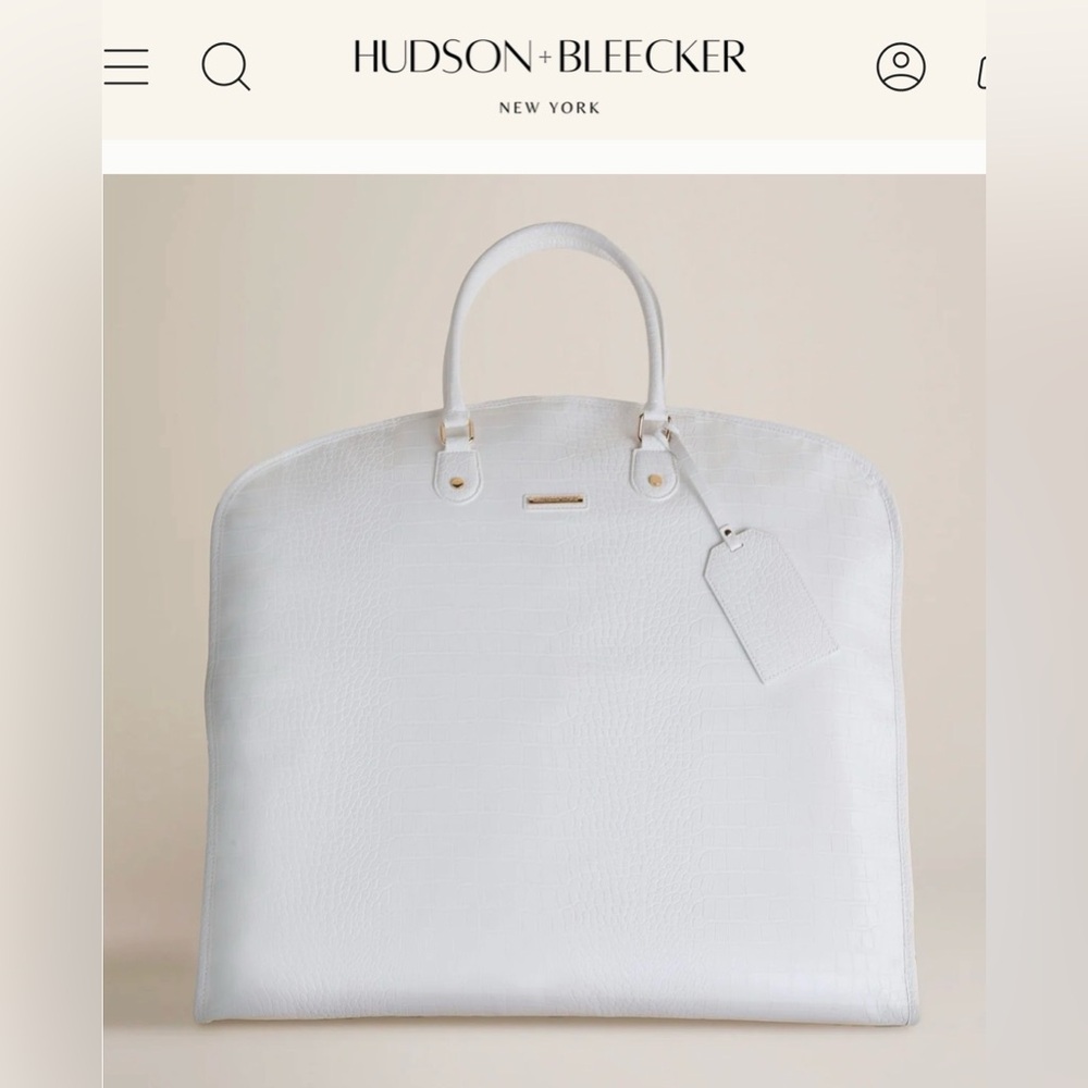 Garment Bag for Travel Faux Leather